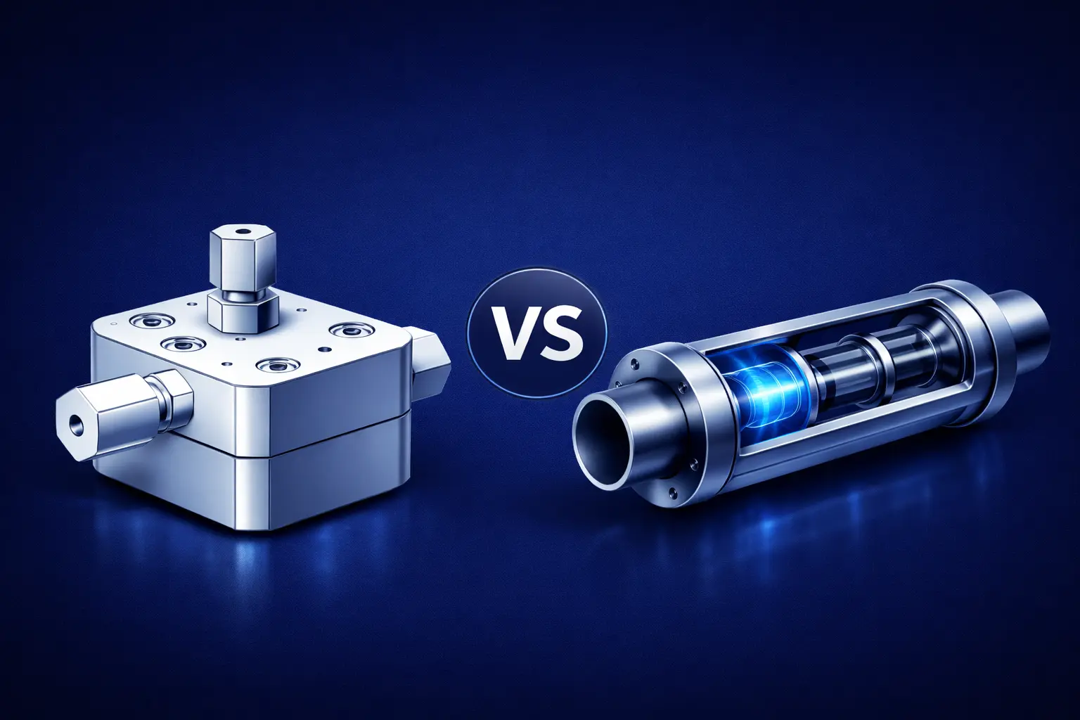 Comparison of micromixer and static mixer channels